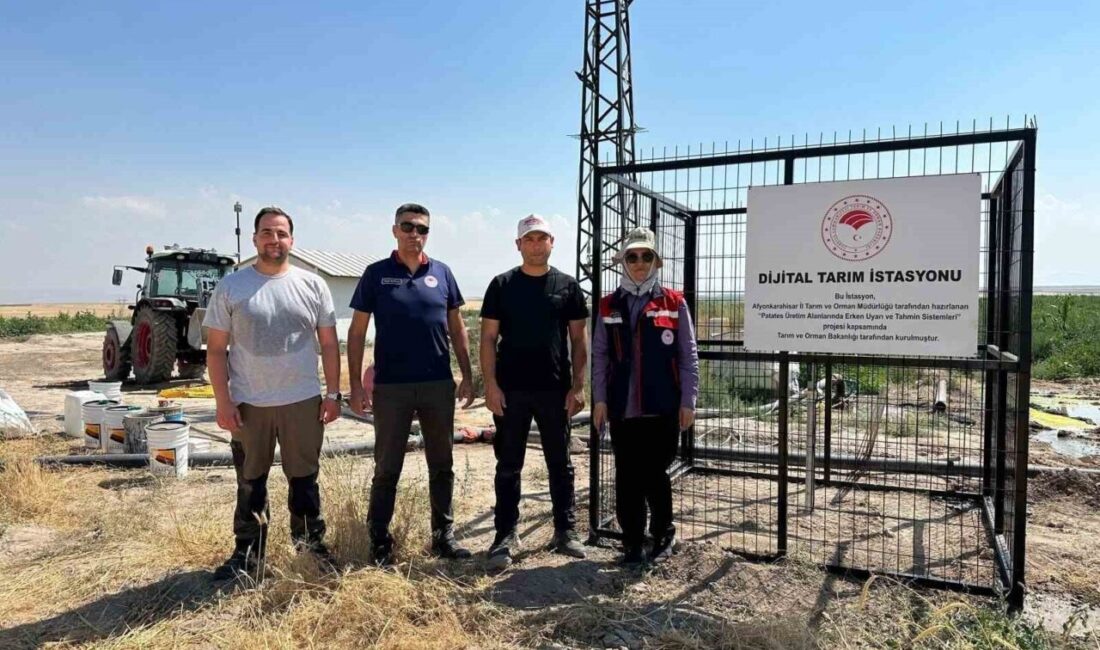 Afyonkarahisar İl Tarım ve Orman Müdürlüğü tarafından hazırlanan proje ile