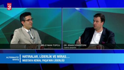 Süleyman Topçu’nun sunumuyla ekrana gelen Alternatif Bakış programının bugünkü konuğu,