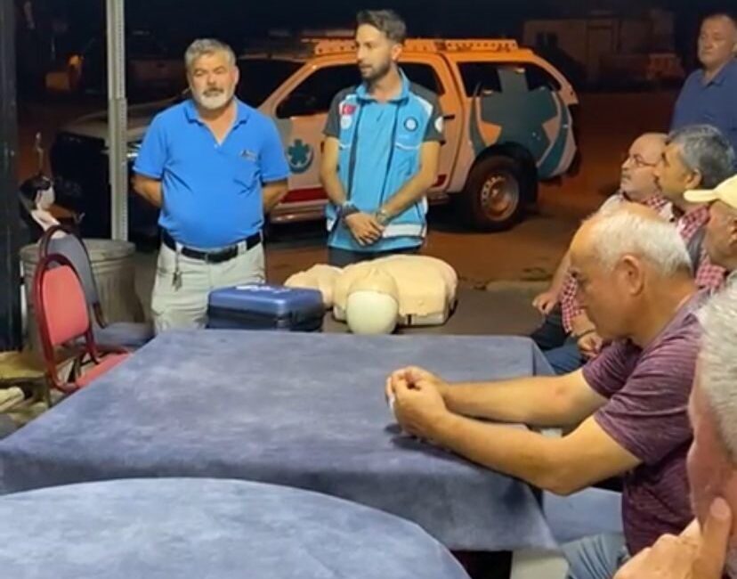Afyonkarahisar’ın Balçıkhisar köyünde başlayan ’İlk Yardım Eden Sen Ol’ projesi