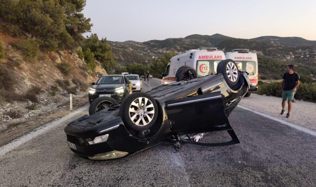 İzmir’in Foça ilçesi Fatih Mahallesi'nde meydana gelen trafik kazasında biri