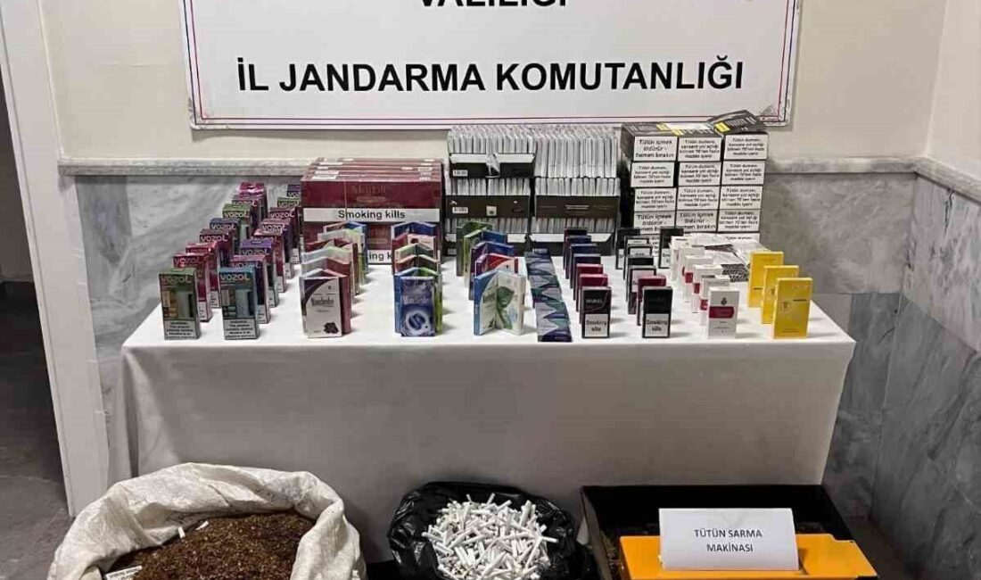 Afyonkarahisar İl Jandarma Komutanlığı, kaçak tütün ve tütün ürünlerine yönelik