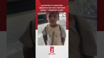 Gaziantep’te harçlığını çıkarmak için oda parfümü satan 7 yaşındaki Yusuf: