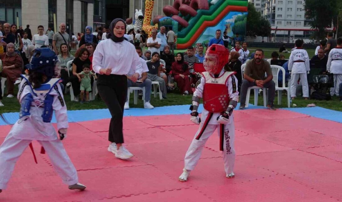 Kütahya’da düzenlenen Minikler Açık Hava Taekwondo Turnuvası, 8 kategoride 65