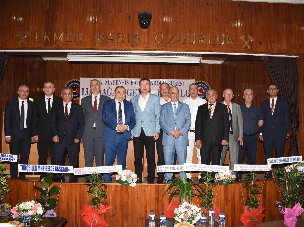 Maden-İş Sendikası Batı Anadolu Şubesi, 13. Olağan Genel Kurulu’nu Tunçbilek’teki