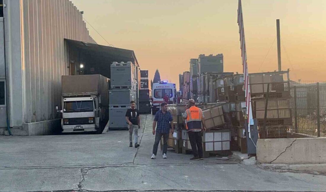 Eskişehir’de çalıştığı fabrikada makinaya sıkışan işçi ağır yaralandı.