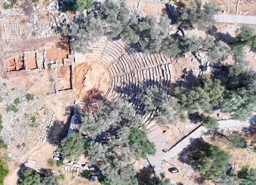 MUĞLA (AA) – Muğla’nın Marmaris ilçesindeki Kedreai Antik Kenti’nde 2025