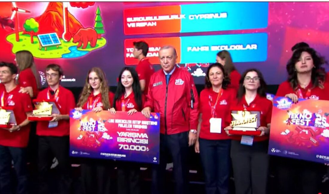 Afyonkarahisar Dumlupınar Bilim ve Sanat Merkezi (BİLSEM) öğrencileri, TEKNOFEST 2025’te