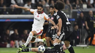Galatasaray, UEFA Şampiyonlar Ligi’nde deplasmanda karşılaştığı Alman ekibi Eintracht Frankfurt’a
