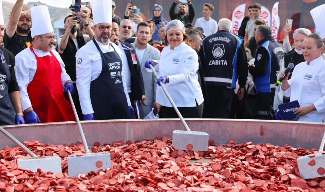 Afyonkarahisar, 7. Uluslararası Gastro Afyon Festivali ile mutfağını ve kültürünü