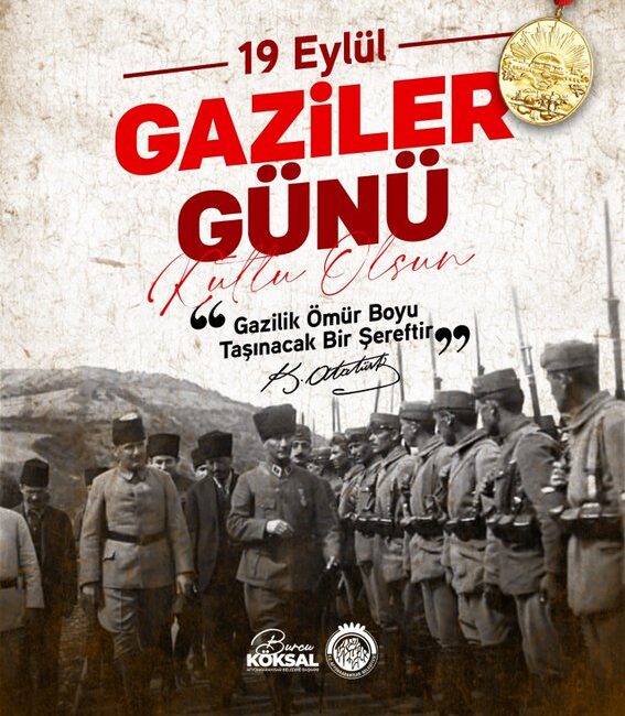 Afyonkarahisar Belediye Başkanı Burcu Köksal, Gaziler Günü dolayısıyla paylaşım yaptı.