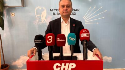 Cumhuriyet Halk Partisi (CHP) Afyonkarahisar İl Başkanı Faruk Duha Erhan,