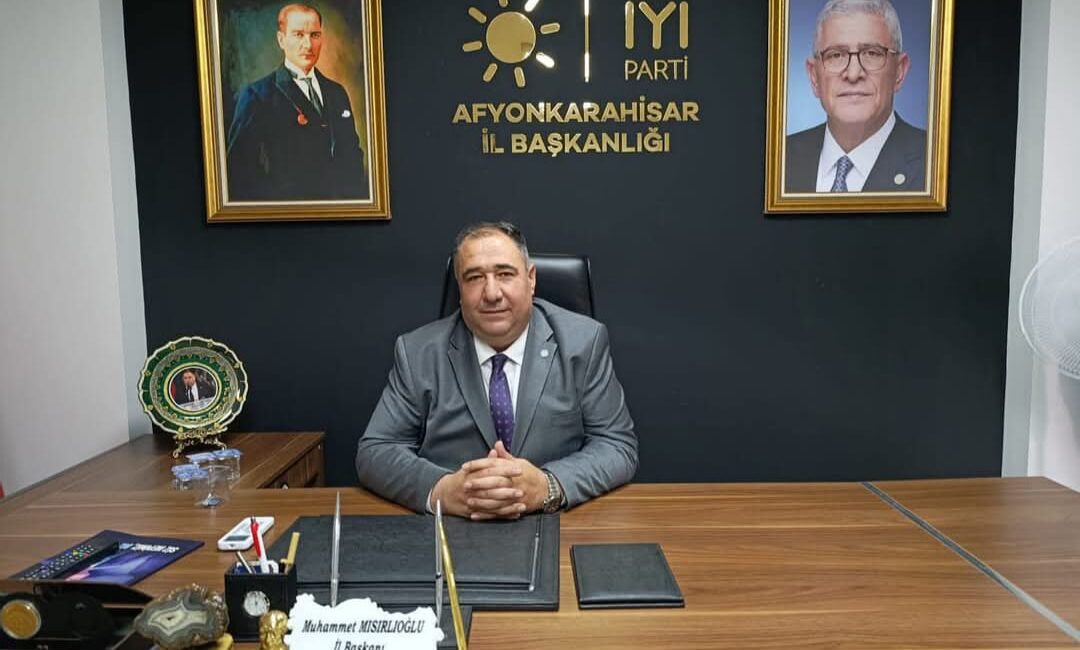 İYİ Parti Afyonkarahisar İl Başkanı Muhammet Mısırlıoğlu, Ahilik Haftası dolayısıyla