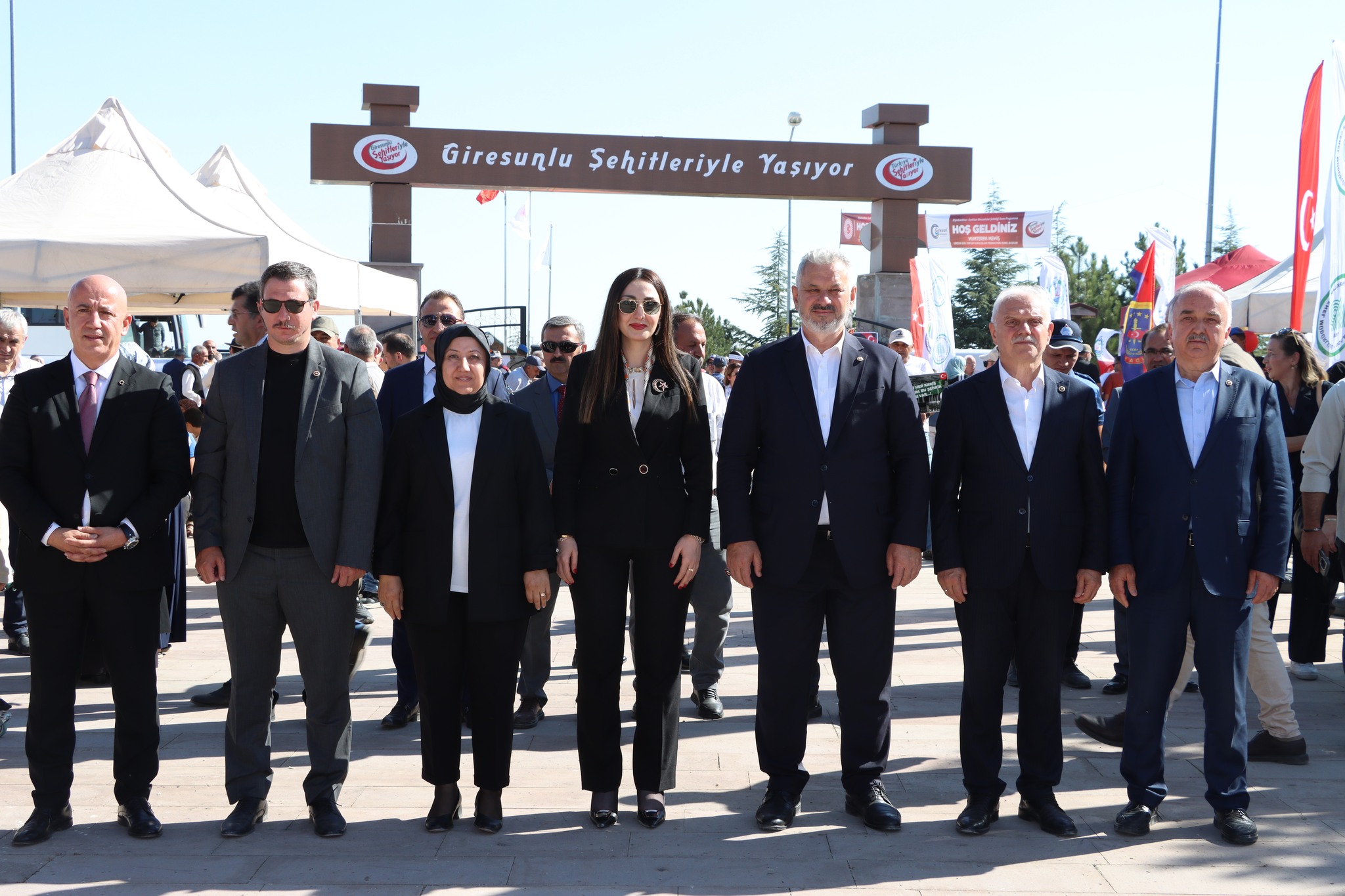 İscehisar Doğanlar Köyü’ndeki Giresunlular Şehitliği’nde, 30 Ağustos Zafer Bayramı ve