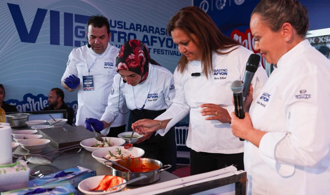 Afyonkarahisar Belediye Başkanı Burcu Köksal, 7. Uluslararası Gastro Afyon Turizm