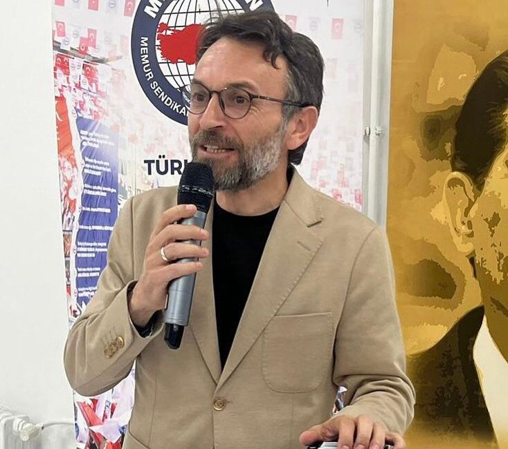Eğitim Bir-Sen Afyonkarahisar 1 Nolu Şube Başkanı Mustafa Arslan, Gazze’de