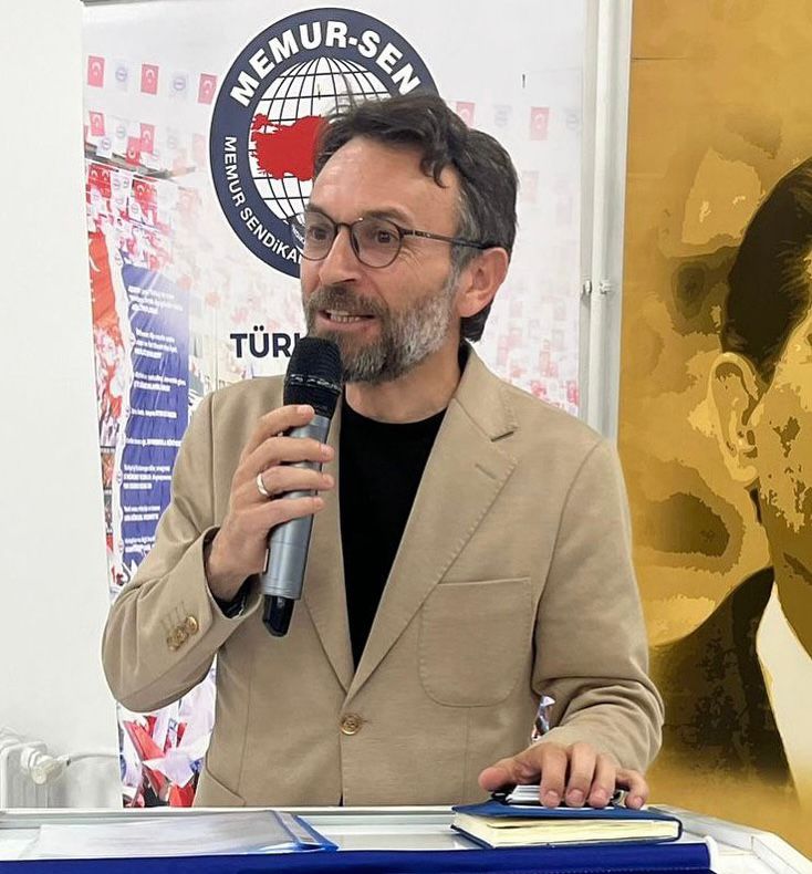 Eğitim Bir-Sen Afyonkarahisar 1 Nolu Şube Başkanı Mustafa Arslan, Gazze’de