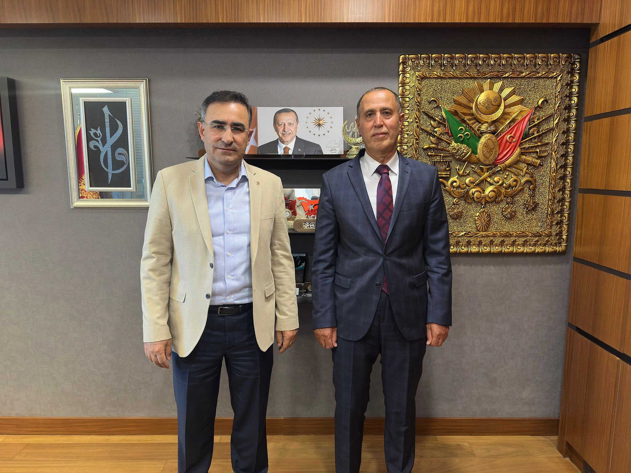 Yeni Başhekim Osman Acar, AK Parti Milletvekili Hasan Arslan’ı ziyaret