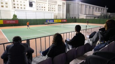 
Aile temalı 19. ATSO Spor Oyunlarının kort tenisi müsabakaları, Gençlik