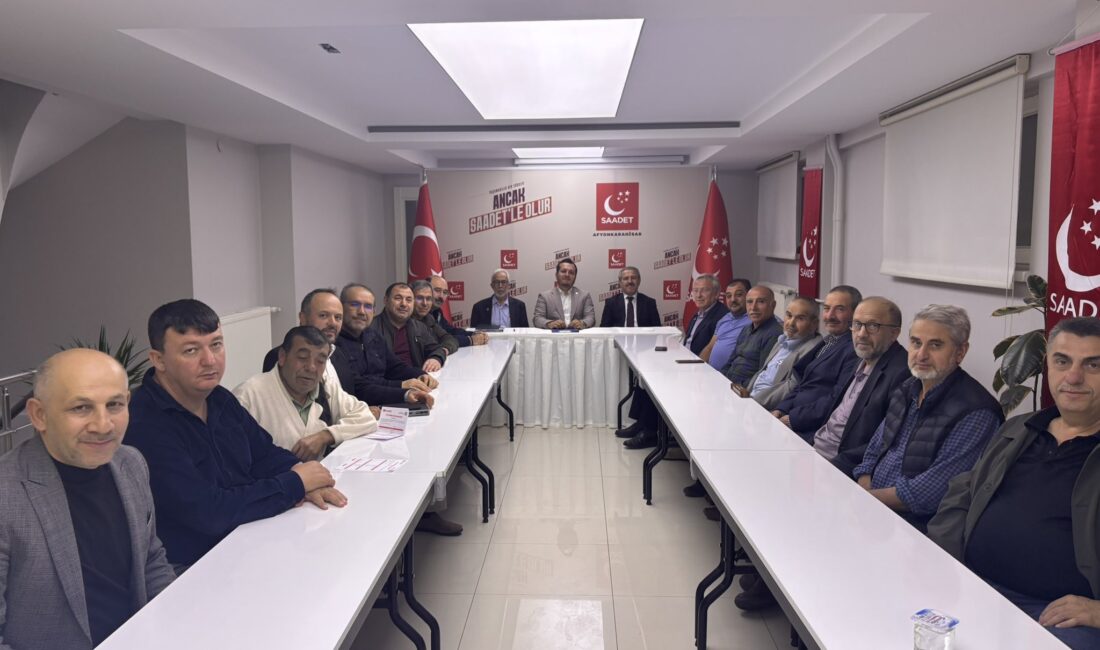 
Saadet Partisi Afyonkarahisar İl Başkanı Beytullah Karataş’ın başkanlığında haftalık İl