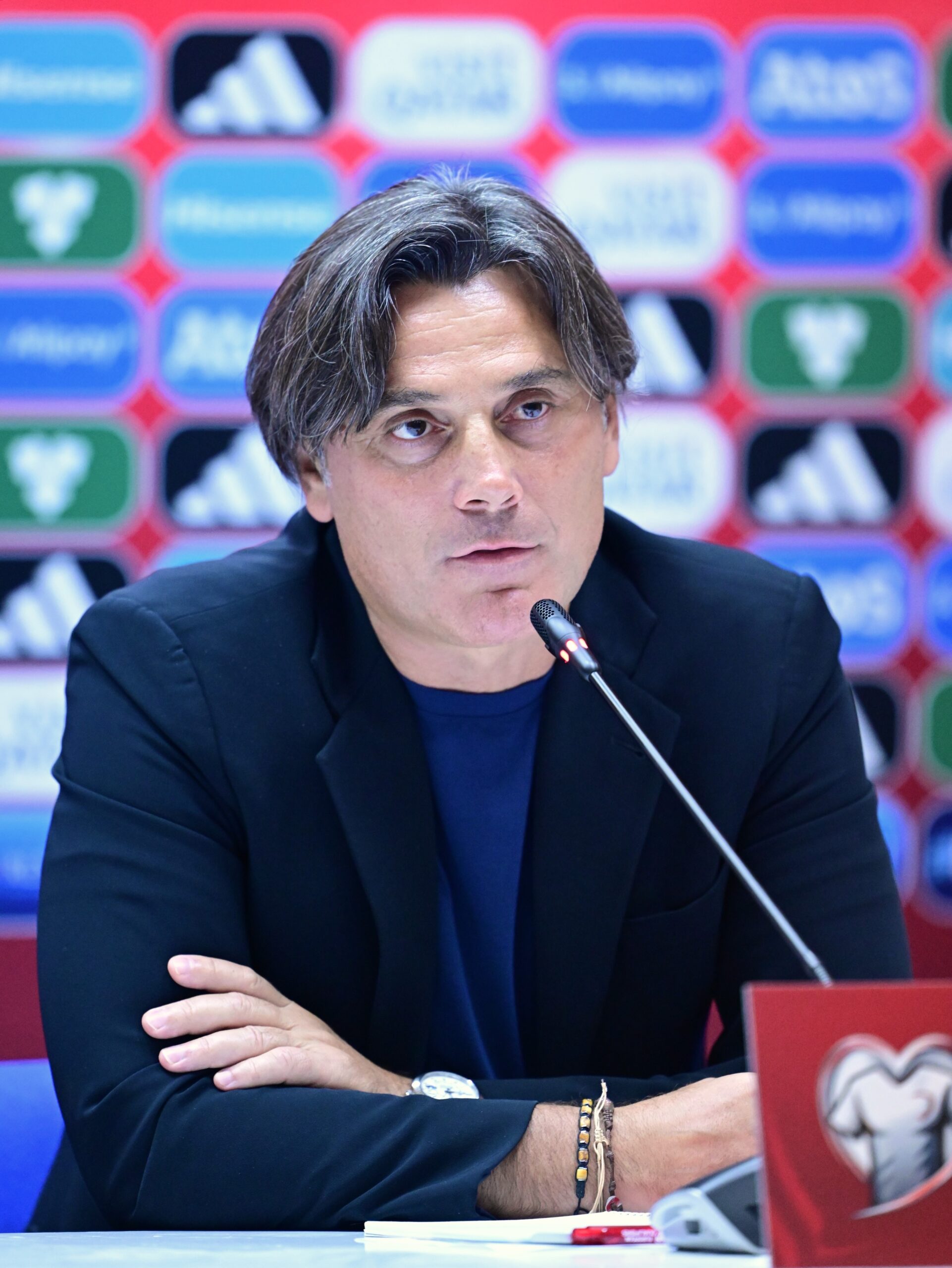 A Milli Futbol Takımı Teknik Direktörü Vincenzo Montella ve milli