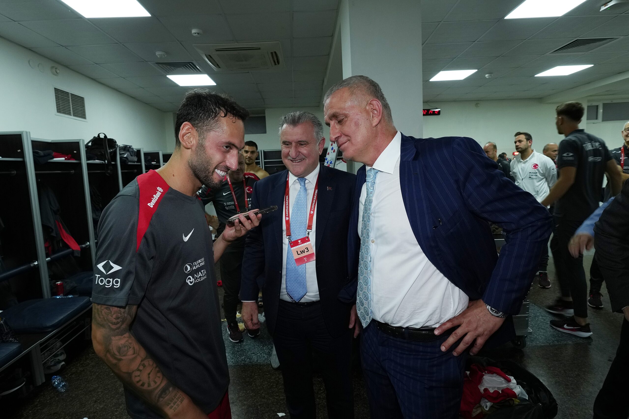 Cumhurbaşkanı Recep Tayyip Erdoğan, Gürcistan’ı 3-2 mağlup eden A Milli