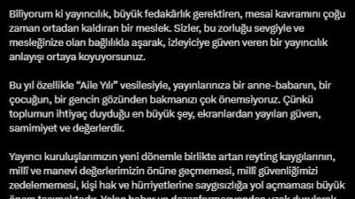 RTÜK Başkanı Ebubekir Şahin, yeni yayın dönemi öncesi yayıncılara yalan