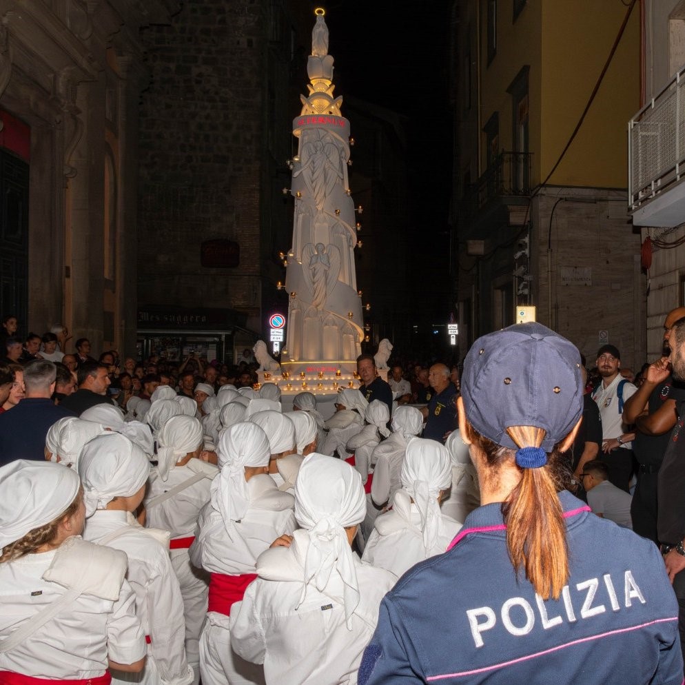 İtalya'nın Viterbo kentinde düzenlenmesi planlanan Macchina di Santa Rosa festivali
