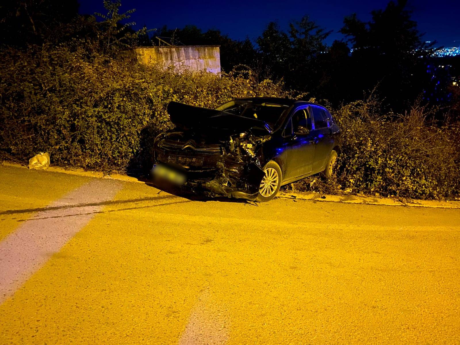 Bursa'nın İnegöl ilçesinde, gece saatlerinde meydana gelen trafik kazasında iki