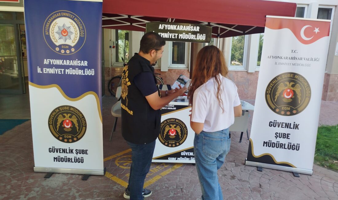 Afyonkarahisar’da polis ekipleri, Afyon Kocatepe Üniversitesi ve Afyonkarahisar Sağlık Bilimleri