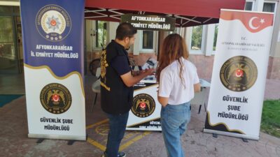 Afyonkarahisar’da polis ekipleri, Afyon Kocatepe Üniversitesi ve Afyonkarahisar Sağlık Bilimleri