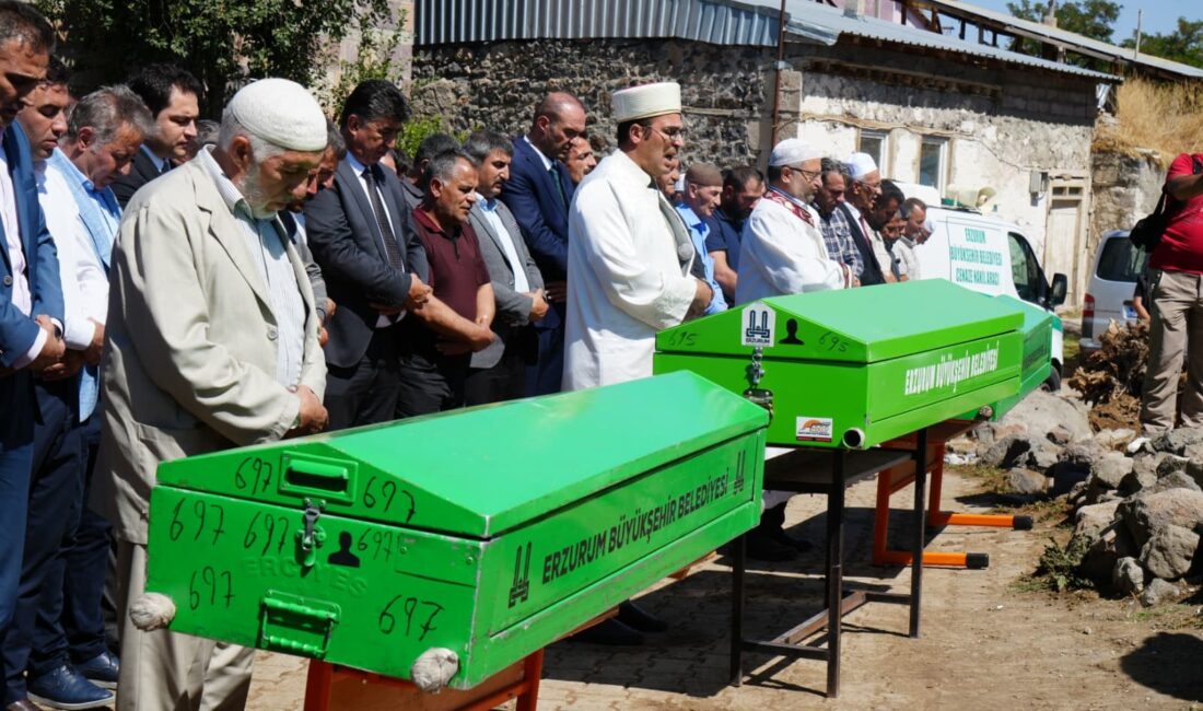 Erzurum’un Pasinler ilçesine bağlı Porsuk Mahallesi’nde çöken evin enkazı altında