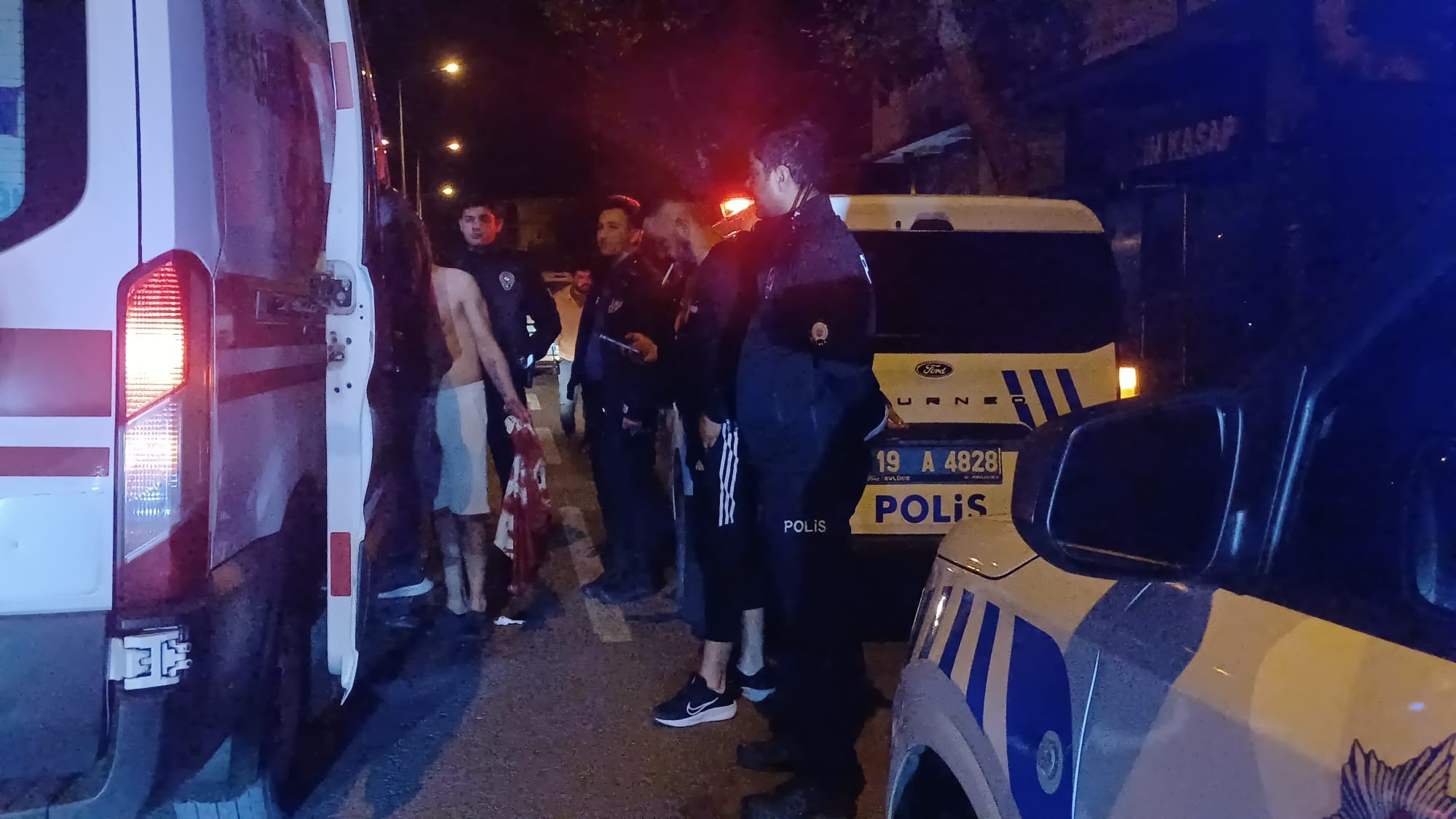 Çorum'un Bahabey Caddesi'nde 13 Eylül 2025 tarihinde yaşanan olayda, iki