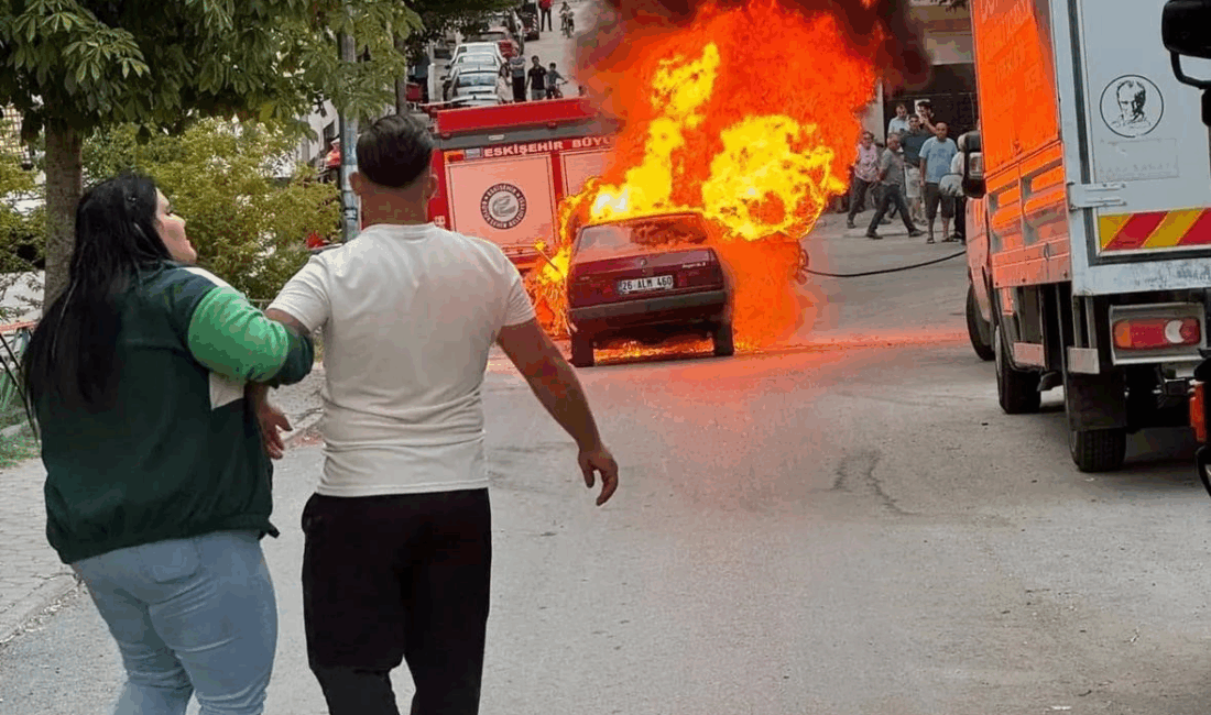 Eskişehir'de dört yıllık birikimiyle satın aldığı otomobili, ilk sürüşlerinden birinde