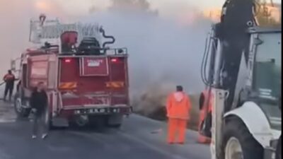 
Afyonkarahisar’ın Dinar yolu üzerinde, Kazanpınar ile Çağlayan köyleri arasında gece