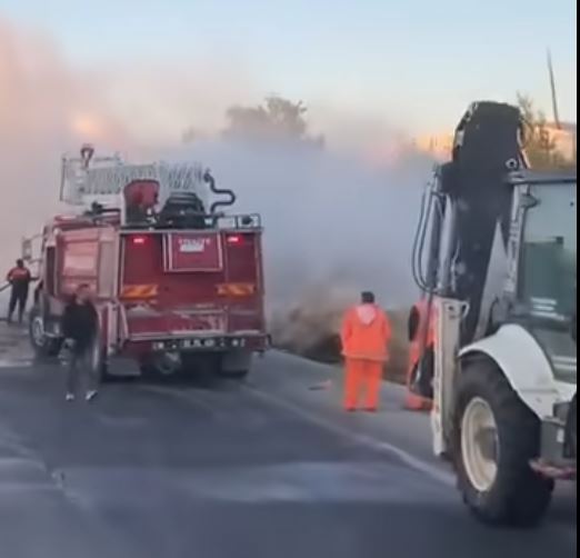 
Afyonkarahisar’ın Dinar yolu üzerinde, Kazanpınar ile Çağlayan köyleri arasında gece