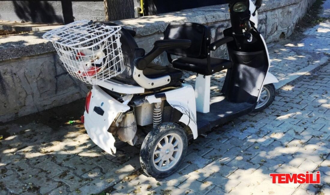 Afyonkarahisar’ın Bolvadin ilçesi Kemerkaya beldesi yakınlarında meydana gelen kazada, elektrikli