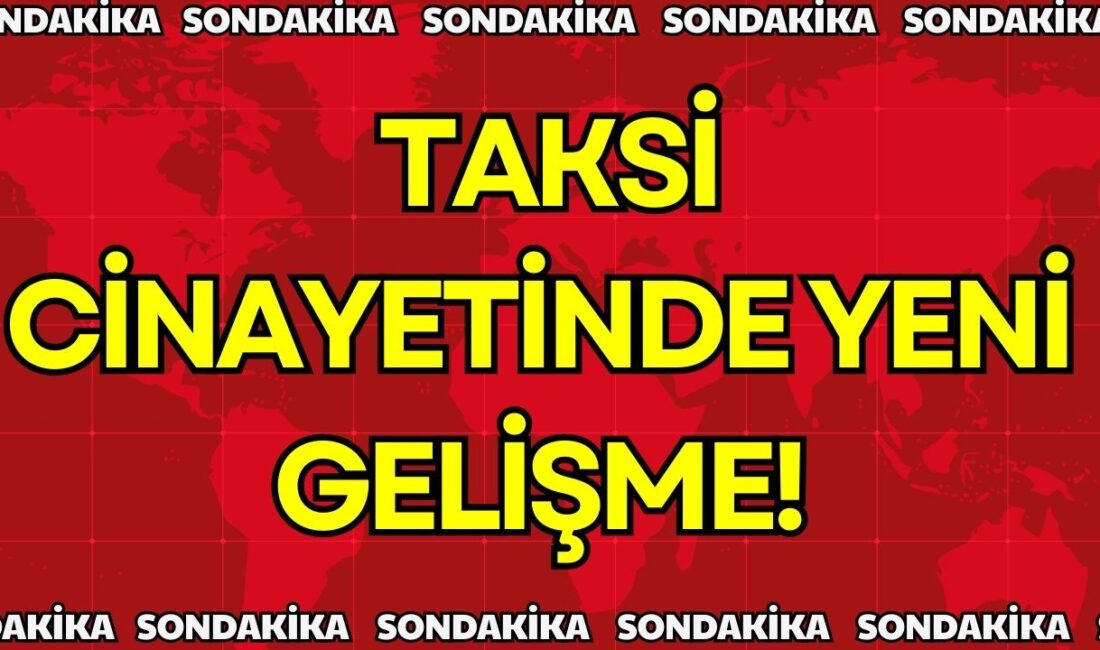 İstanbul Şişli’de, taksi şoförü Ali Sancar’ın silahla vurularak öldürülmesine ilişkin