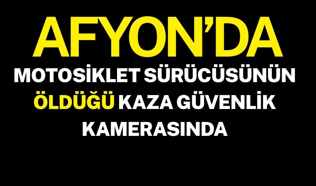Afyonkarahisar Karşıyaka Mahallesi’nde hafif ticari araç ile motosiklet çarpıştı. Kazada