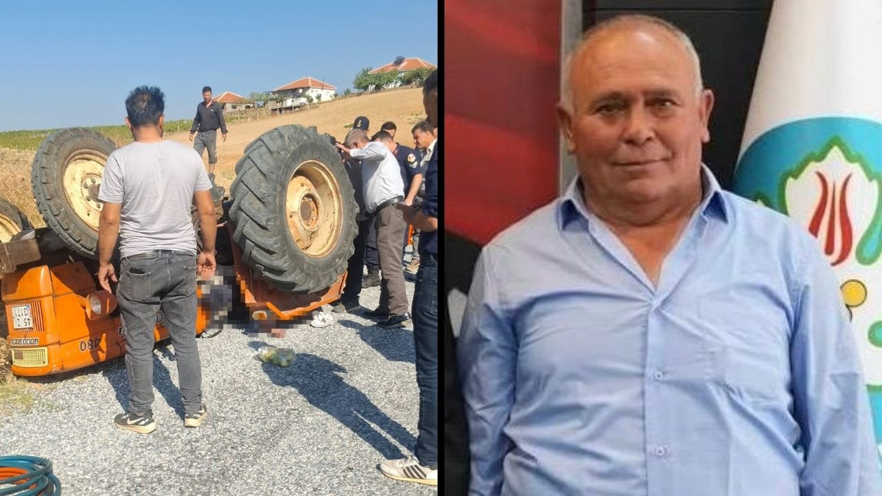 Manisa’nın Alaşehir ilçesinde meydana gelen traktör kazasında 64 yaşındaki Süleyman