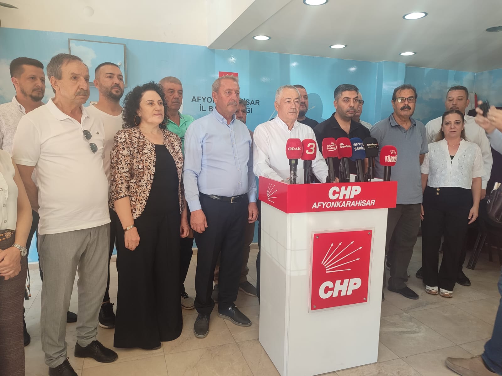 Afyonkarahisar CHP İl Başkanlığı 81 ilde eş zamanlı olarak  kamuoyuna