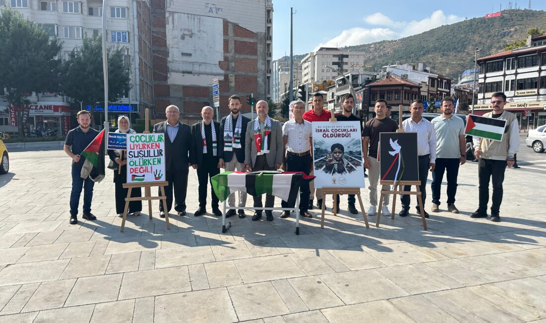 AK Parti Afyonkarahisar İl Gençlik Kolları Başkanlığı, Gazze’de süren savaş