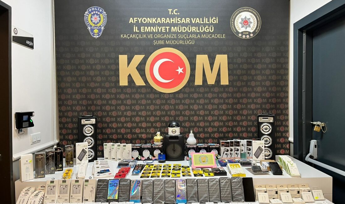 Afyonkarahisar Emniyet Müdürlüğü ekipleri, il merkezinde yürütülen çalışmalar kapsamında, yabancı