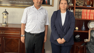 Kanal 3 Bölge Koordinatörü Berna Türksoy, Emirdağ Belediye Başkanı Serkan