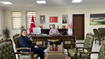 Kanal 3 Bölge Koordinatörü Berna Türksoy, Emirdağ Kaymakamı Yasin Akgül’ü