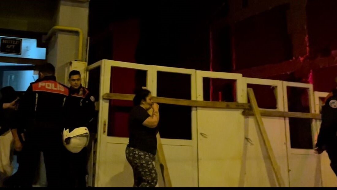 Olay, Eskişehir’in Emek Mahallesi Ertaş Caddesi’ndeki bir apartmanda meydana geldi.