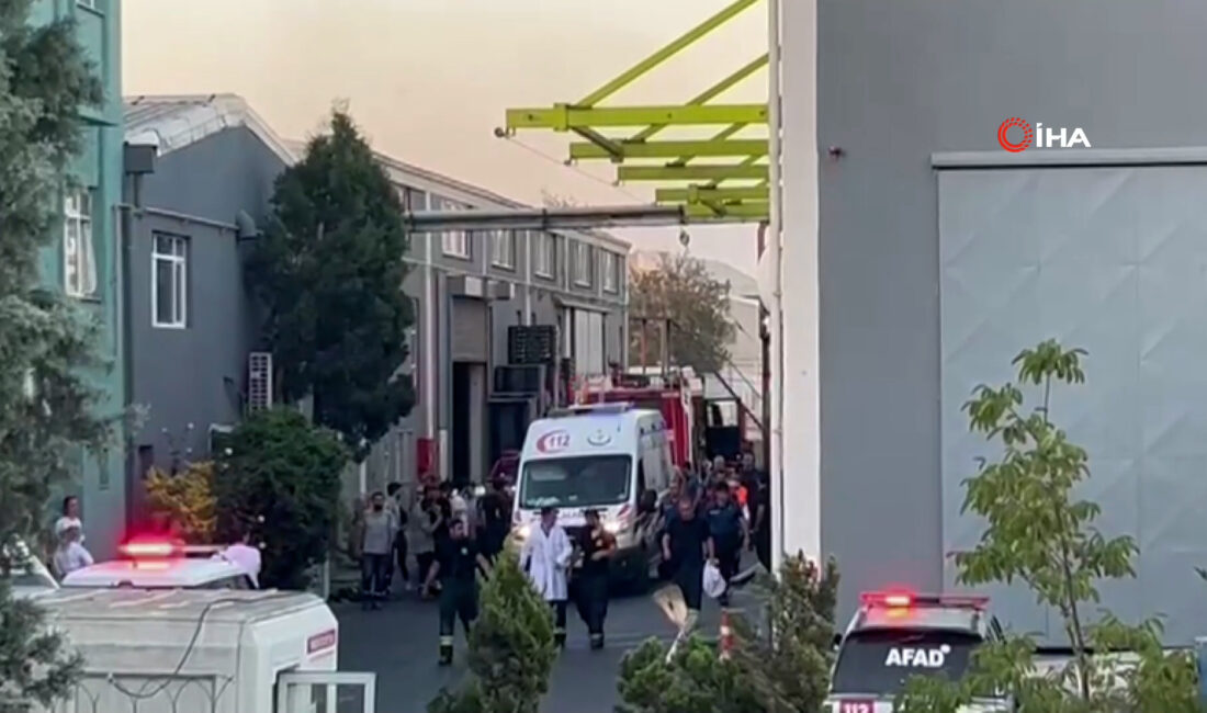 Tekirdağ'ın Çerkezköy ilçesindeki bir sanayi kuruluşunda meydana gelen elim bir