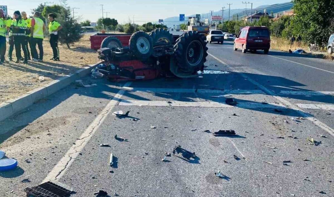 Afyonkarahisar’ın Sultandağı ilçesi Dereçine beldesi yakınlarında meydana gelen kazada, otomobilin