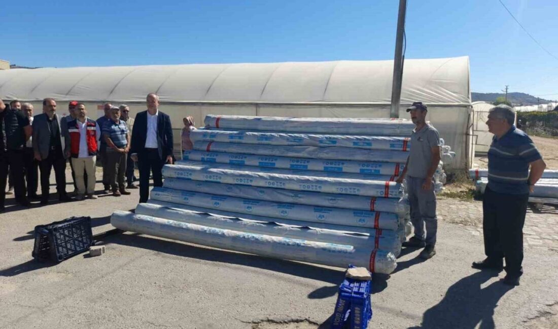 Kütahya’nın Simav ilçesinde, Tarım ve Orman Bakanlığı’nın “Seraların Rehabilitasyonu” projesi