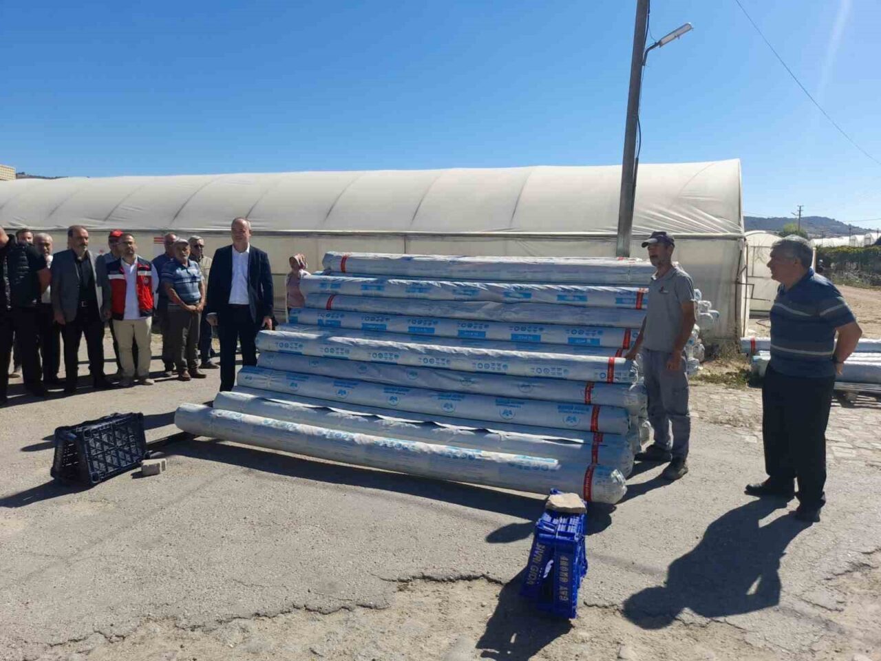 Kütahya’nın Simav ilçesinde, Tarım ve Orman Bakanlığı’nın “Seraların Rehabilitasyonu” projesi