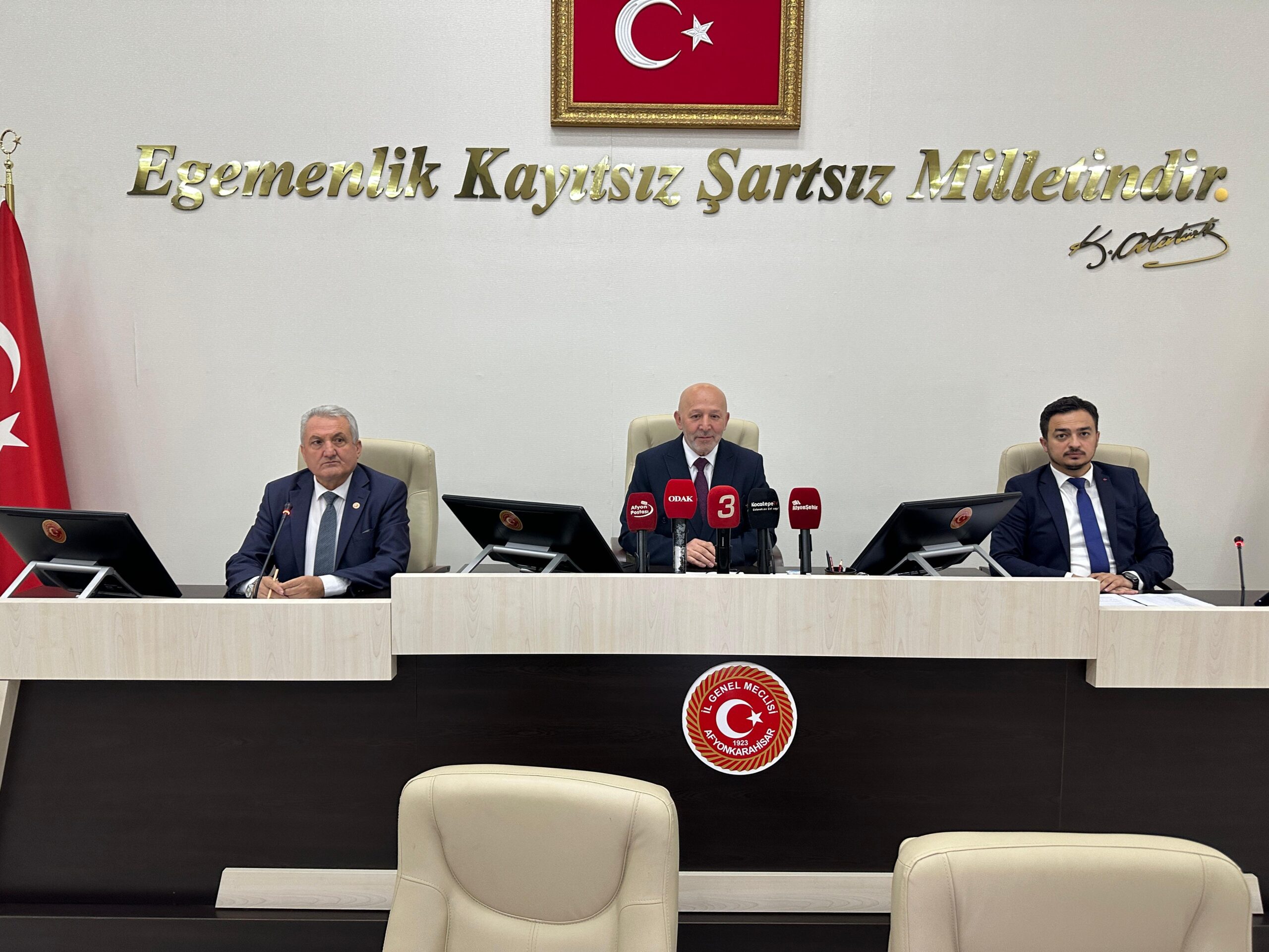 Afyonkarahisar İl Genel Meclisi’nin ekim ayı toplantılarının ilk oturumu, Meclis